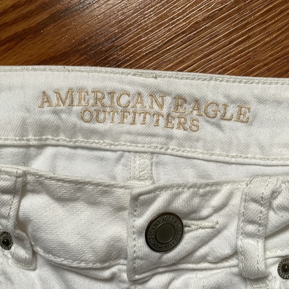 White Denim Jean Shorts - Picture 3 of 4